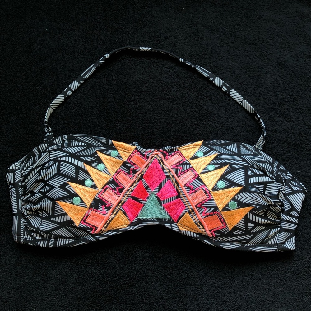 Cute bandeau swim top